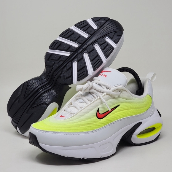 Nike Air Max Portal Summit White/Volt/Black Shoes Women's Size 10 HF3053-104 New - Picture 1 of 9